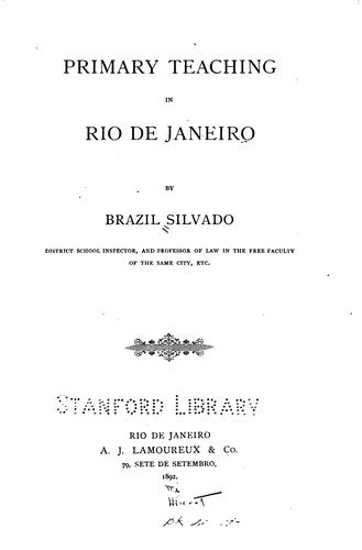Primary Teaching in Rio de Janeiro