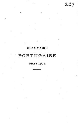 Grammaire portugaise pratique