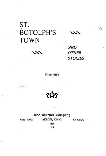 St. Botolph's Town and Other Stories ...