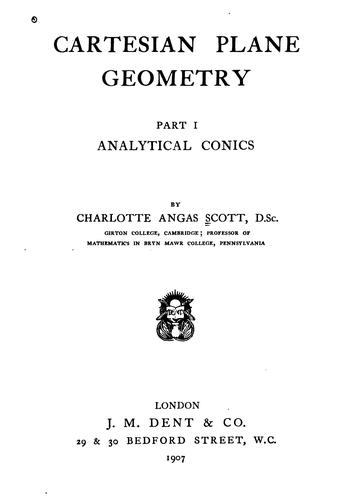 Cartesian Plane Geometry