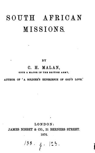 South African missions