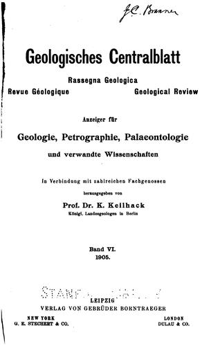 Geologisches Zentralblatt
