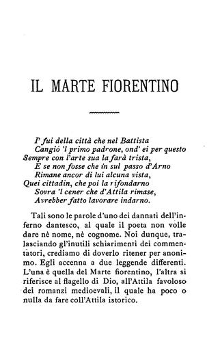 Il Marte fiorentino