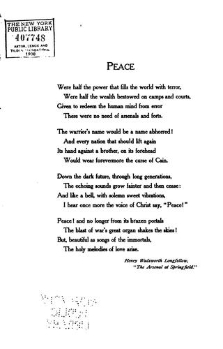 Proceedings of the National Arbitration and Peace Congress