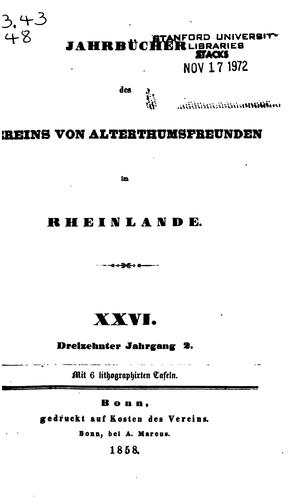 Bonner Jahrbücher