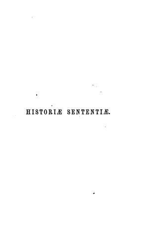 Historiæ sentiæ; or, The contemporary sovereigns of Europe arranged in chronological review ...