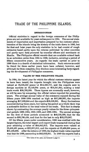 Trade of the Philippine Islands
