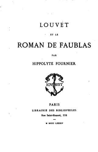 Louvet et le roman de Faublas