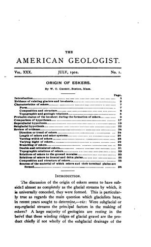 The American Geologist