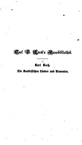 Die kaukasischen Länder und Armenien