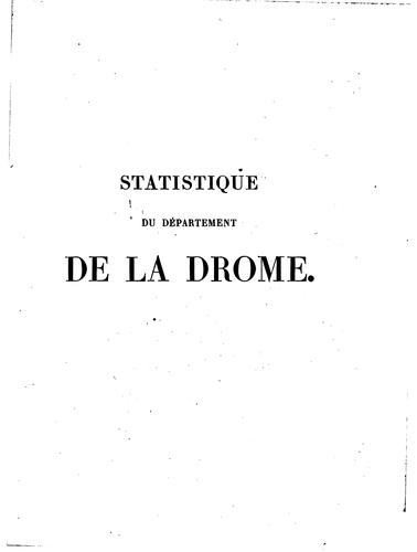 Statistique du département de la Drome
