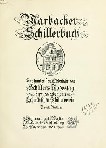 Marbacher Schillerbuch