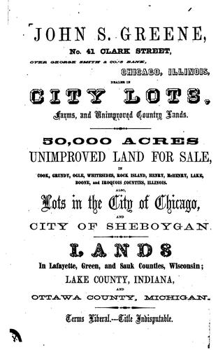 Chicago City Directory and Business Advertiser
