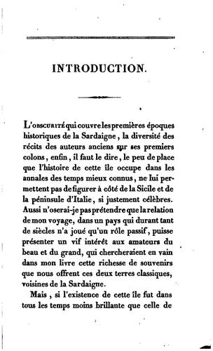 Voyage en Sardaigne de 1819 à 1825: ou description statistique, physique et ...