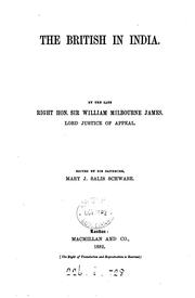 The British in India, ed. by M.J. Salis Schwabe