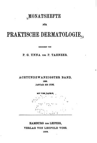 Monatshefte fuer Praktische Dermatologie