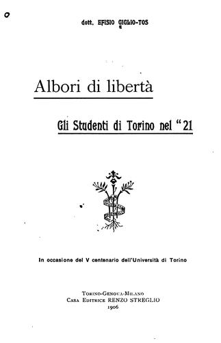Albori di libertà: gli studenti di Torino nel '21