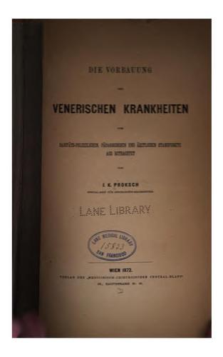 Die Vorbauung der venerischen Krankheiten: Vom Sanitäts-polizeilichen, pädagogischen und ..