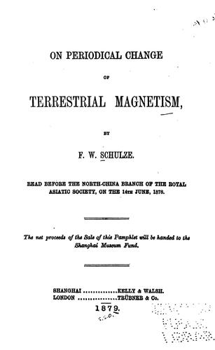 On Periodical Change of Terrestrial Magnetism