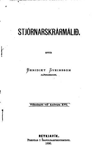 Stjórnarskrármálið
