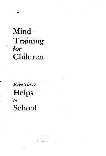 Mind Training for Children