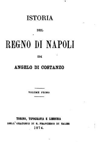 Istoria del regno di Napoli
