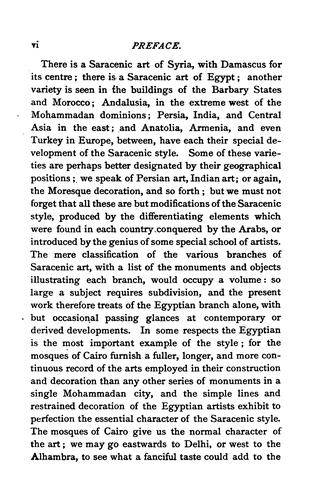 The art of the Saracens in Egypt