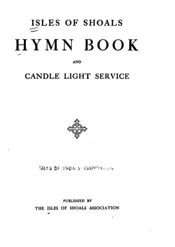 Isles of Shoals Hymn Book and Candle Light Service