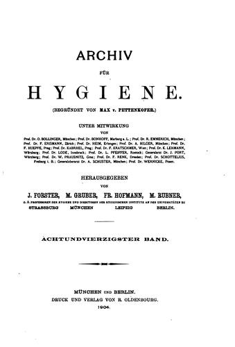 Archiv für Hygiene