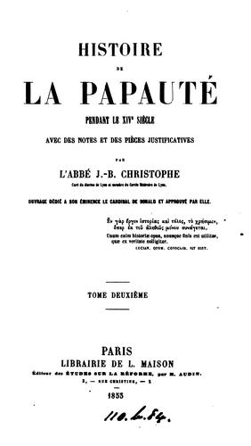 Histoire de la papauté pendant le xive siècle