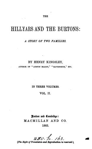 The Hillyars and the Burtons: A Story of Two Families