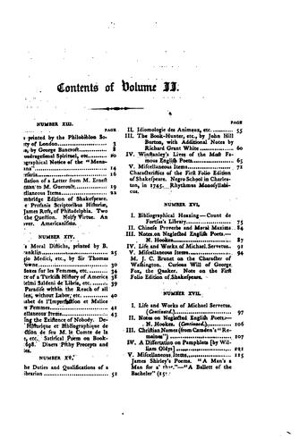 The Philobiblion: A Monthly Bibliographical Journal