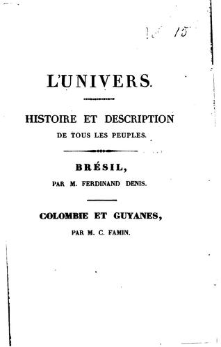 L'Univers: histoire et description de tous les peuples ...