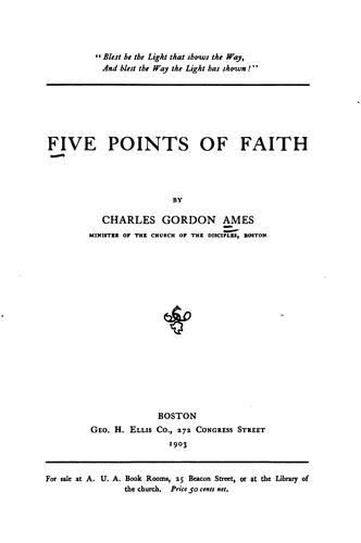 Five Points of Faith