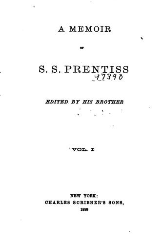 A Remoir of S.S. Prentiss