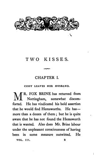 Two kisses
