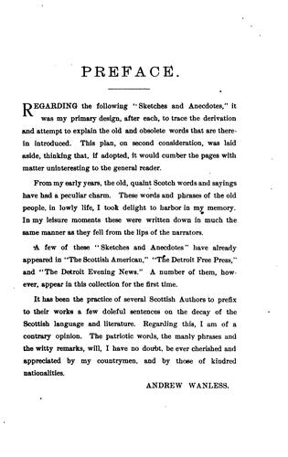 Sketches And Anecdotes
