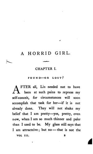 A horrid girl, by the author of 'Margaret's engagement', &c