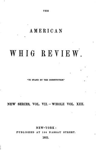 American Whig Review