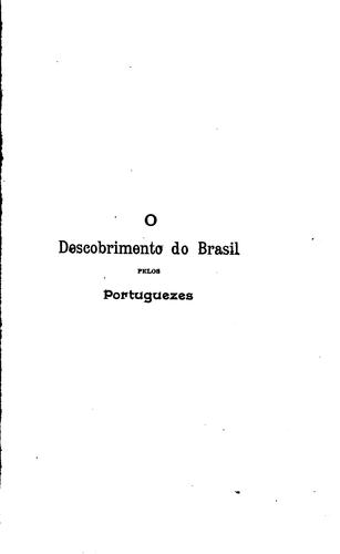 O descobrimento do Brasil pelos portuguezes