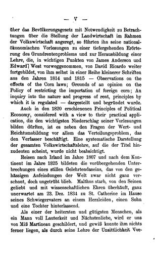 Eine Abhandlung über das Bevölkerungsgesetz, oder eine Untersuchung seiner Bedeutung für die ..