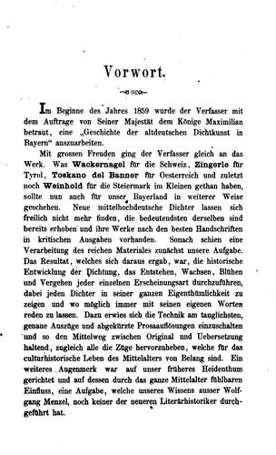 Geschichte der altdeutschen Dichtkunst in Bayern
