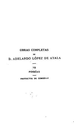 Obras [ed. by M. Tamayo y Baus and P.A. de Alarcon
