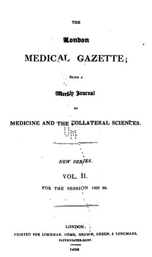 The London Medical Gazette