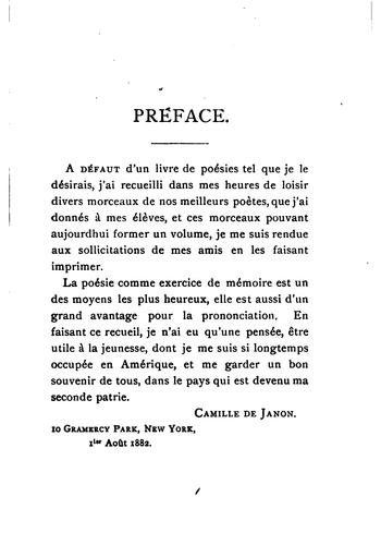 Recueil de poésies à l'usage de la jeunesse américaine