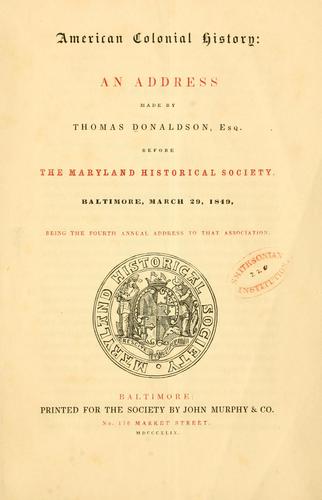 American colonial history