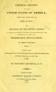 A general history of the United States of America
