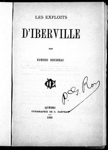 Les exploits d'Iberville