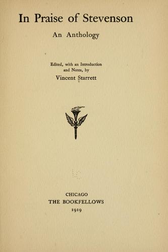 In praise of Stevenson