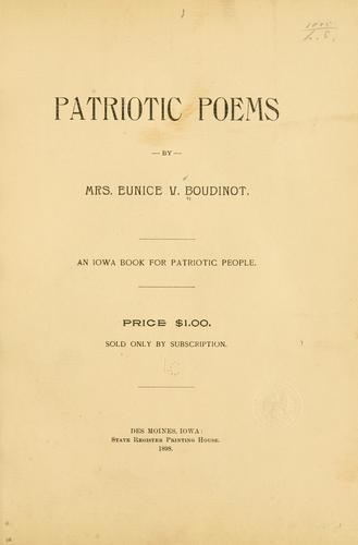Patriotic poems